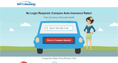 Desktop Screenshot of getmyinsurance.com