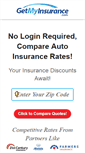 Mobile Screenshot of getmyinsurance.com